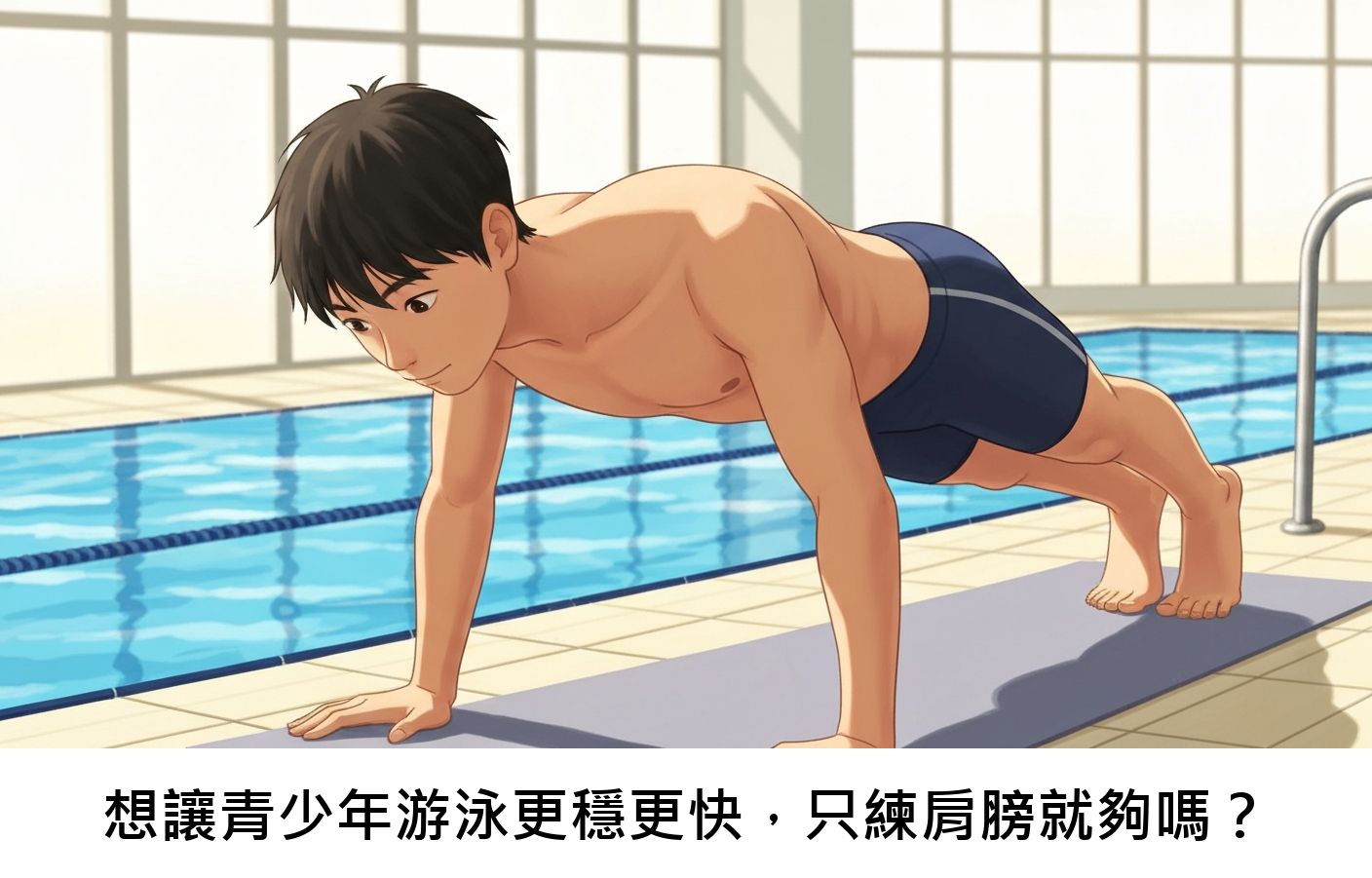 想讓青少年游泳更穩更快，只練肩膀就夠嗎？