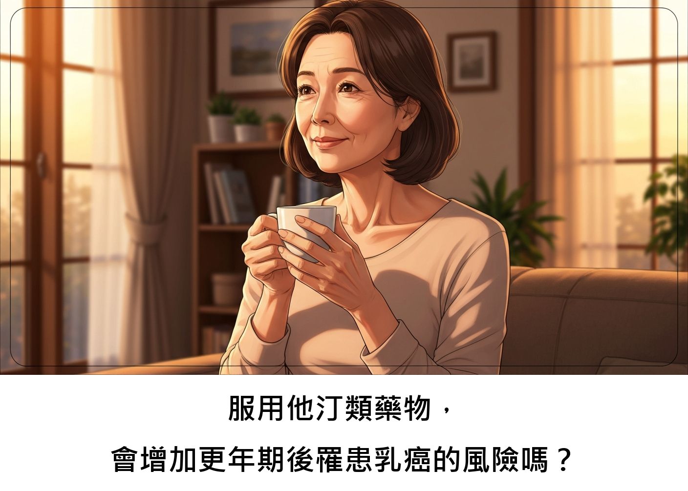 服用他汀類藥物，會增加更年期後罹患乳癌的風險嗎？