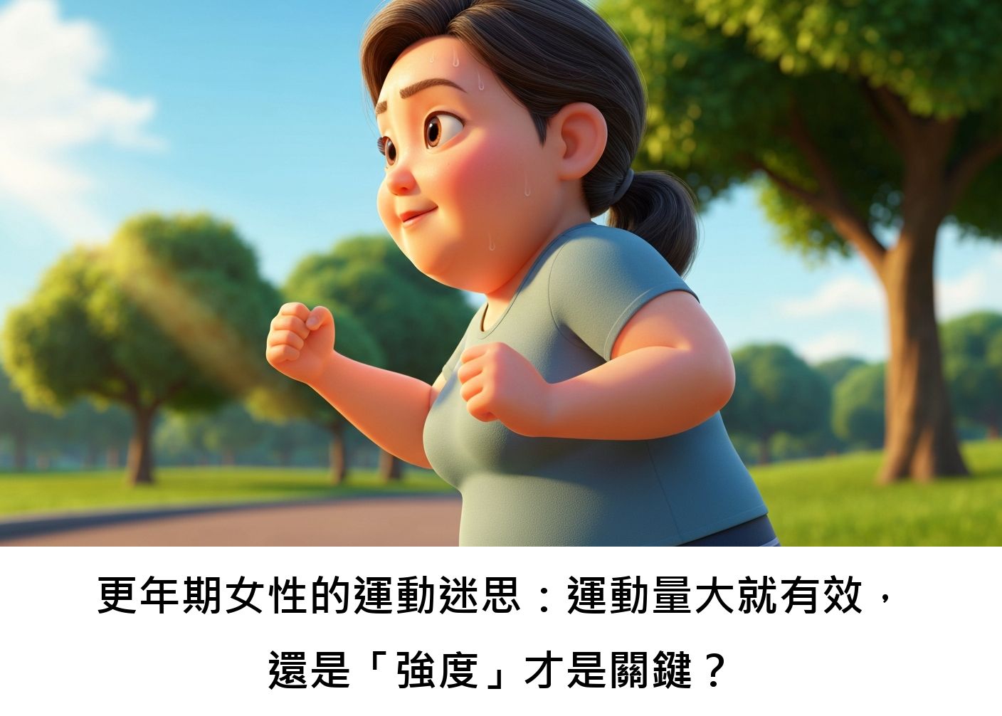 更年期女性的運動迷思：運動量大就有效，還是「強度」才是關鍵？