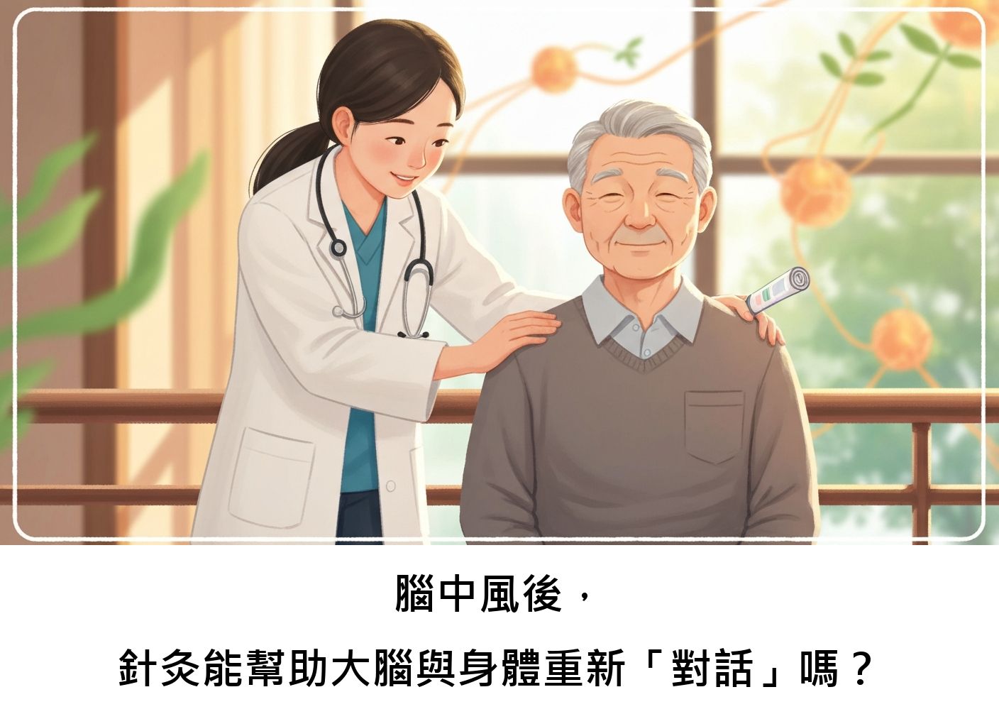 腦中風後，針灸能幫助大腦與身體重新「對話」嗎？