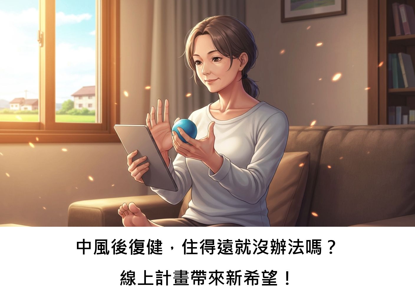 中風後復健,住得遠就沒辦法嗎?線上計畫帶來新希望!