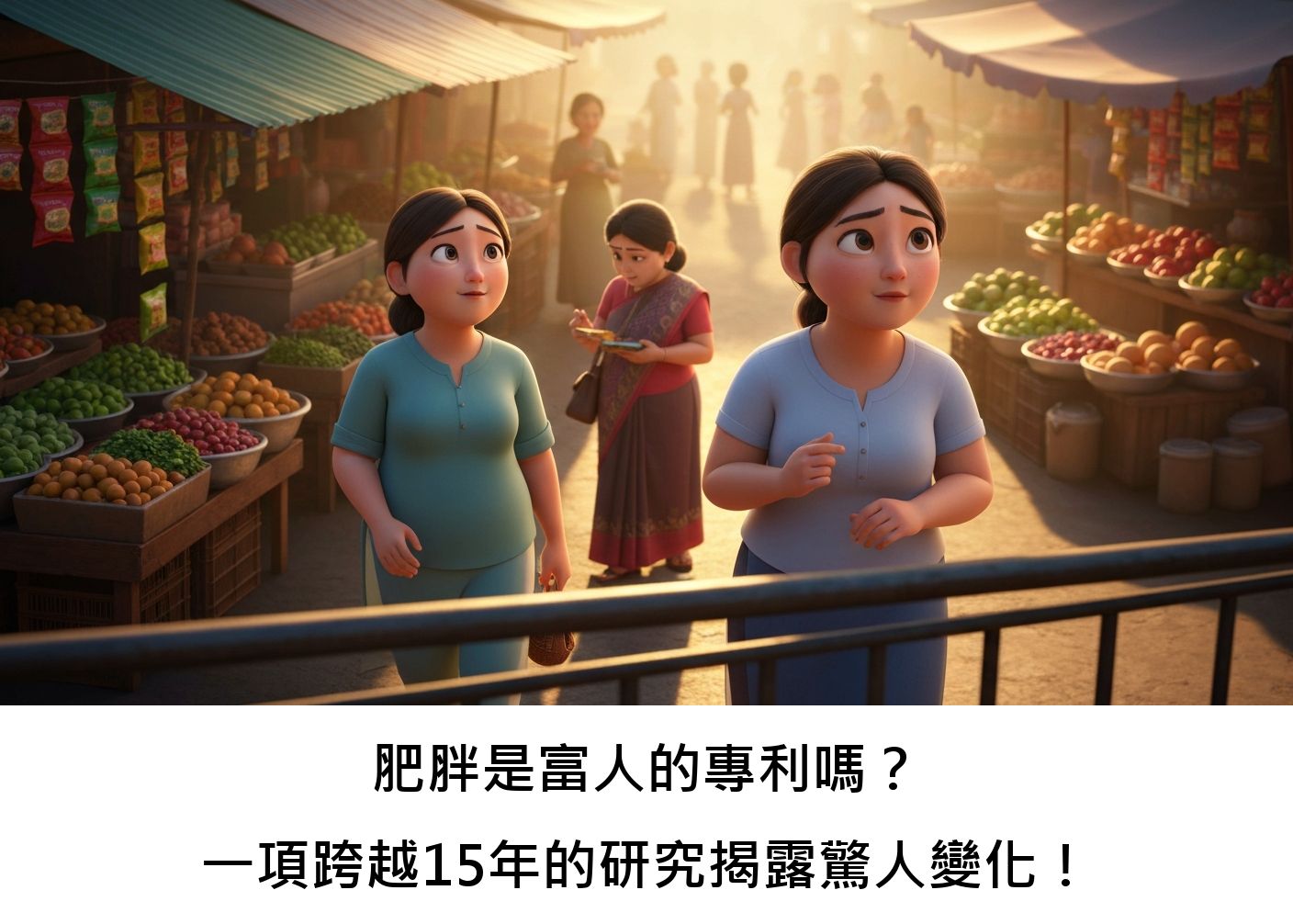 肥胖是富人的專利嗎？一項跨越15年的研究揭露驚人變化！