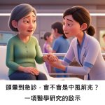 頭暈到急診，會不會是中風前兆？一項醫學研究的啟示