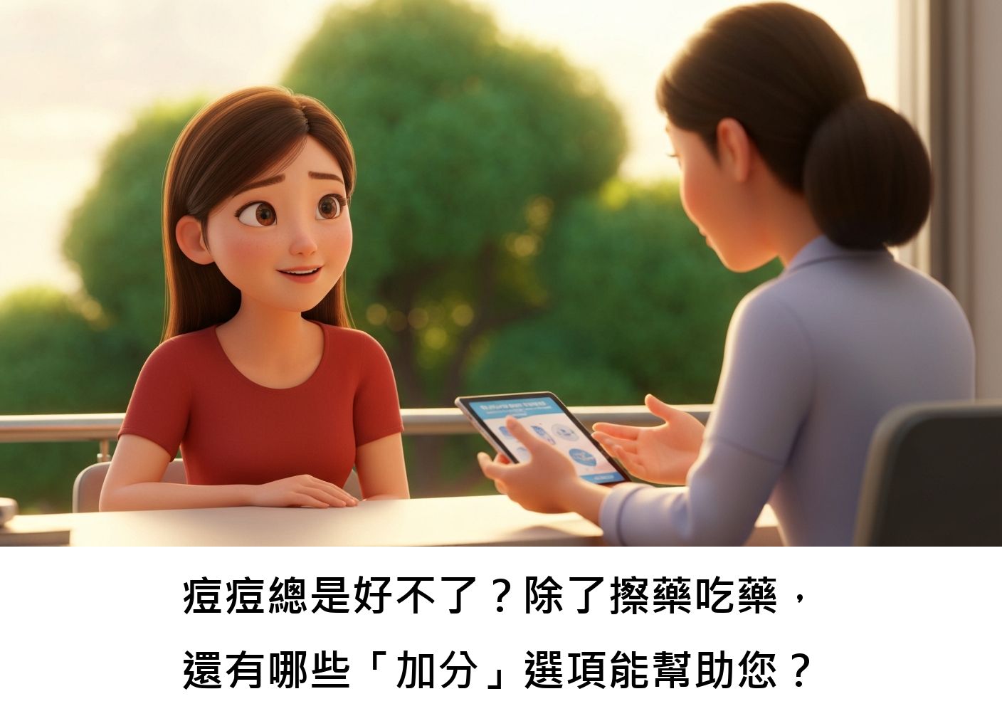 痘痘總是好不了？除了擦藥吃藥，還有哪些「加分」選項能幫助您？