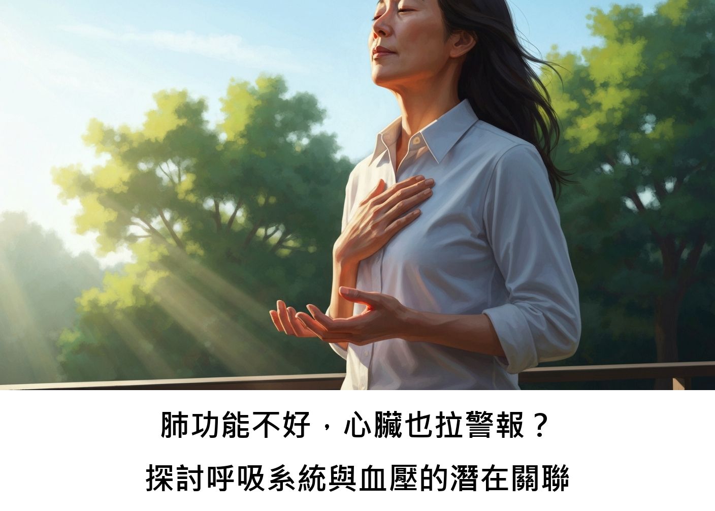 肺功能不好，心臟也拉警報？探討呼吸系統與血壓的潛在關聯