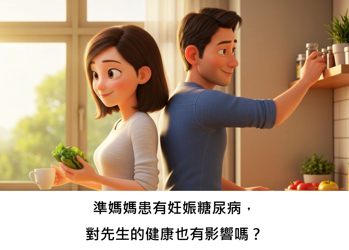 準媽媽患有妊娠糖尿病,對先生的健康也有影響嗎?