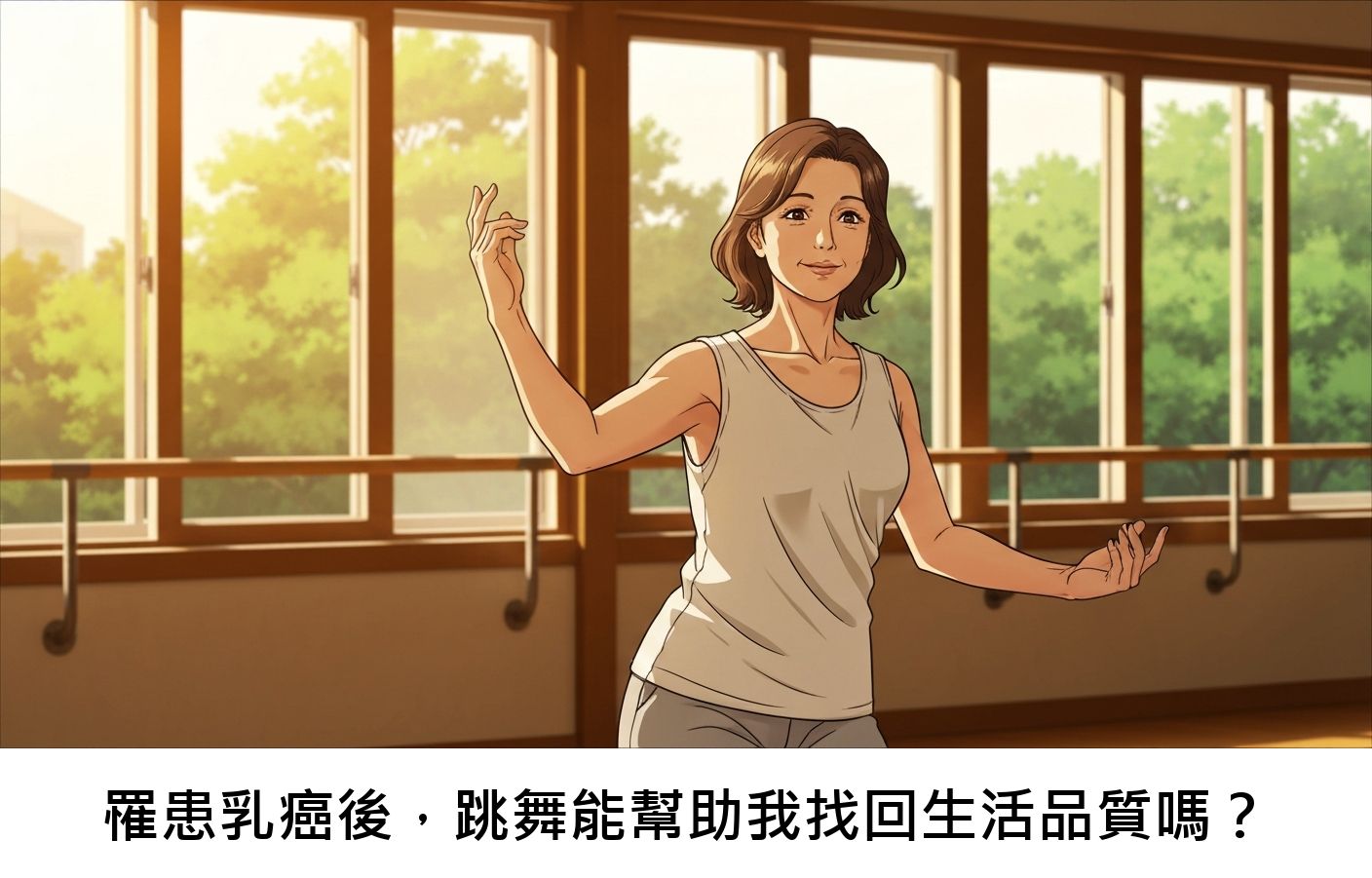 罹患乳癌後，跳舞能幫助我找回生活品質嗎？