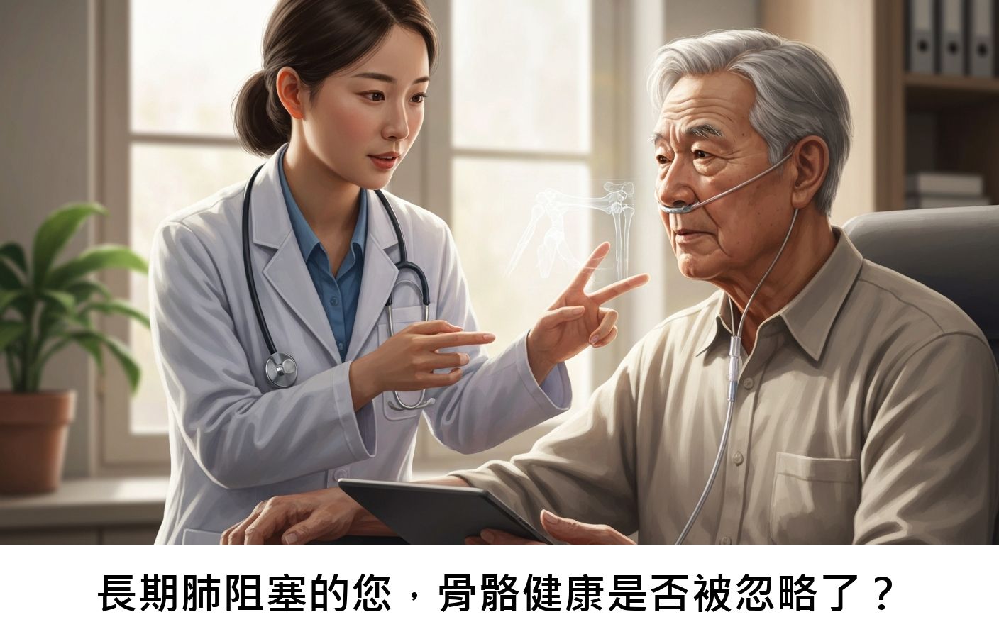 長期肺阻塞的您,骨骼健康是否被忽略了?