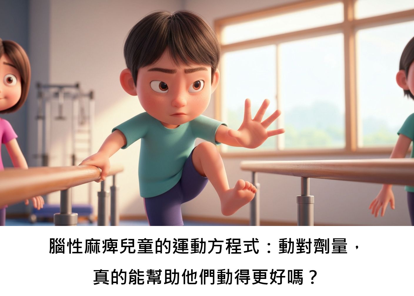 腦性麻痺兒童的運動方程式:動對劑量,真的能幫助他們動得更好嗎?