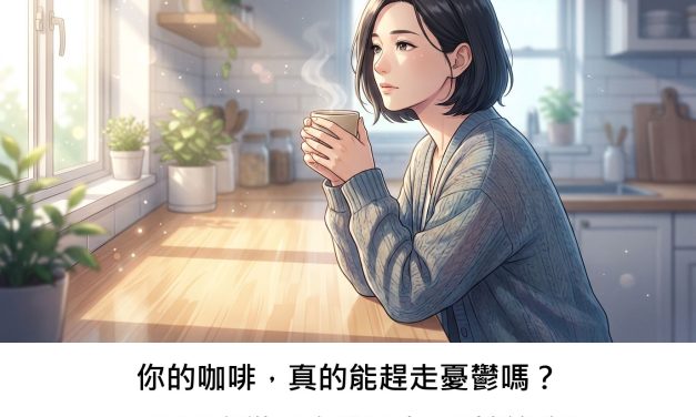 你的咖啡，真的能趕走憂鬱嗎？一項研究從「症狀層次」重新解讀