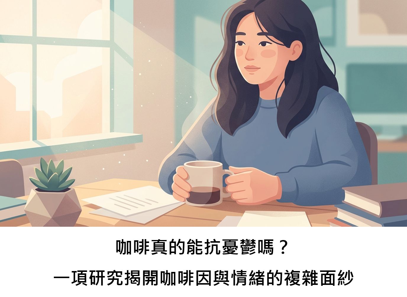 咖啡真的能抗憂鬱嗎？一項研究揭開咖啡因與情緒的複雜面紗