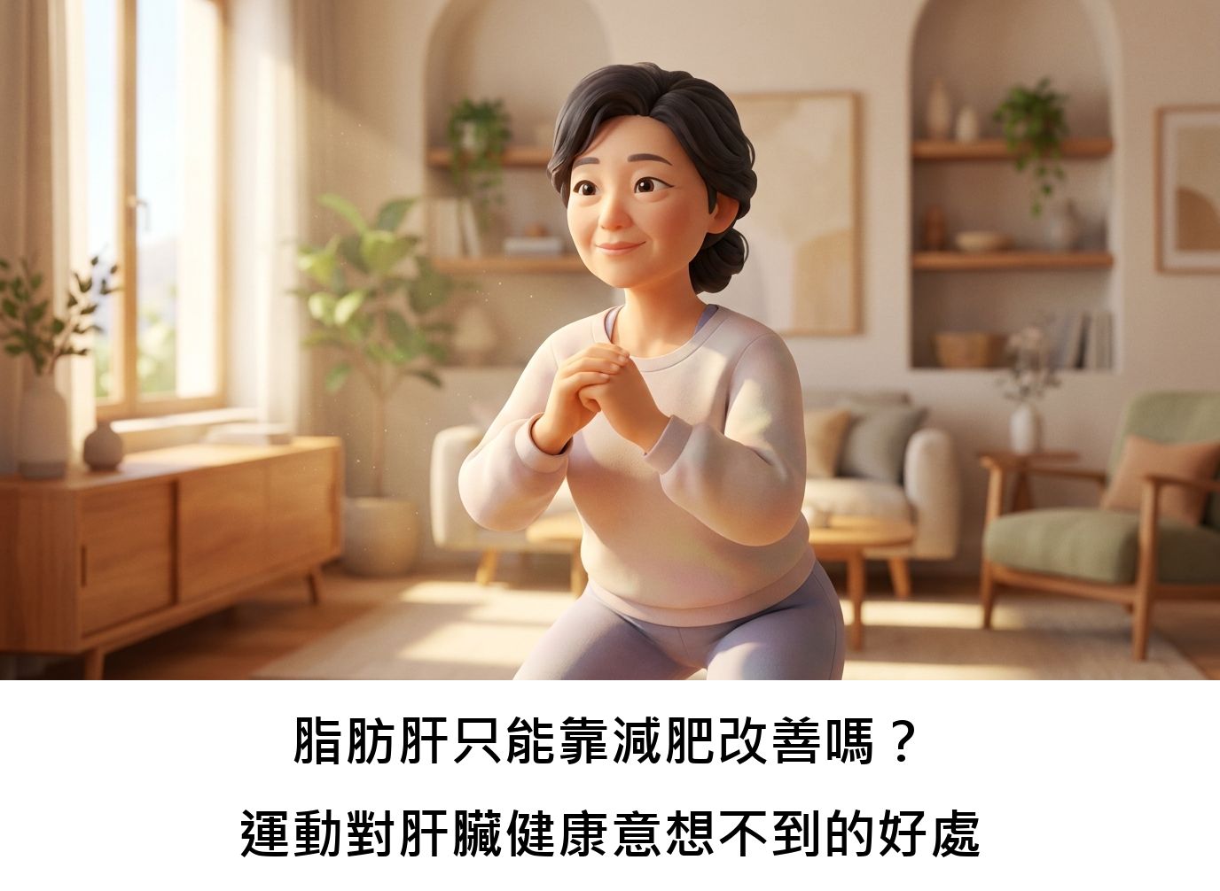 脂肪肝只能靠減肥改善嗎？運動對肝臟健康意想不到的好處