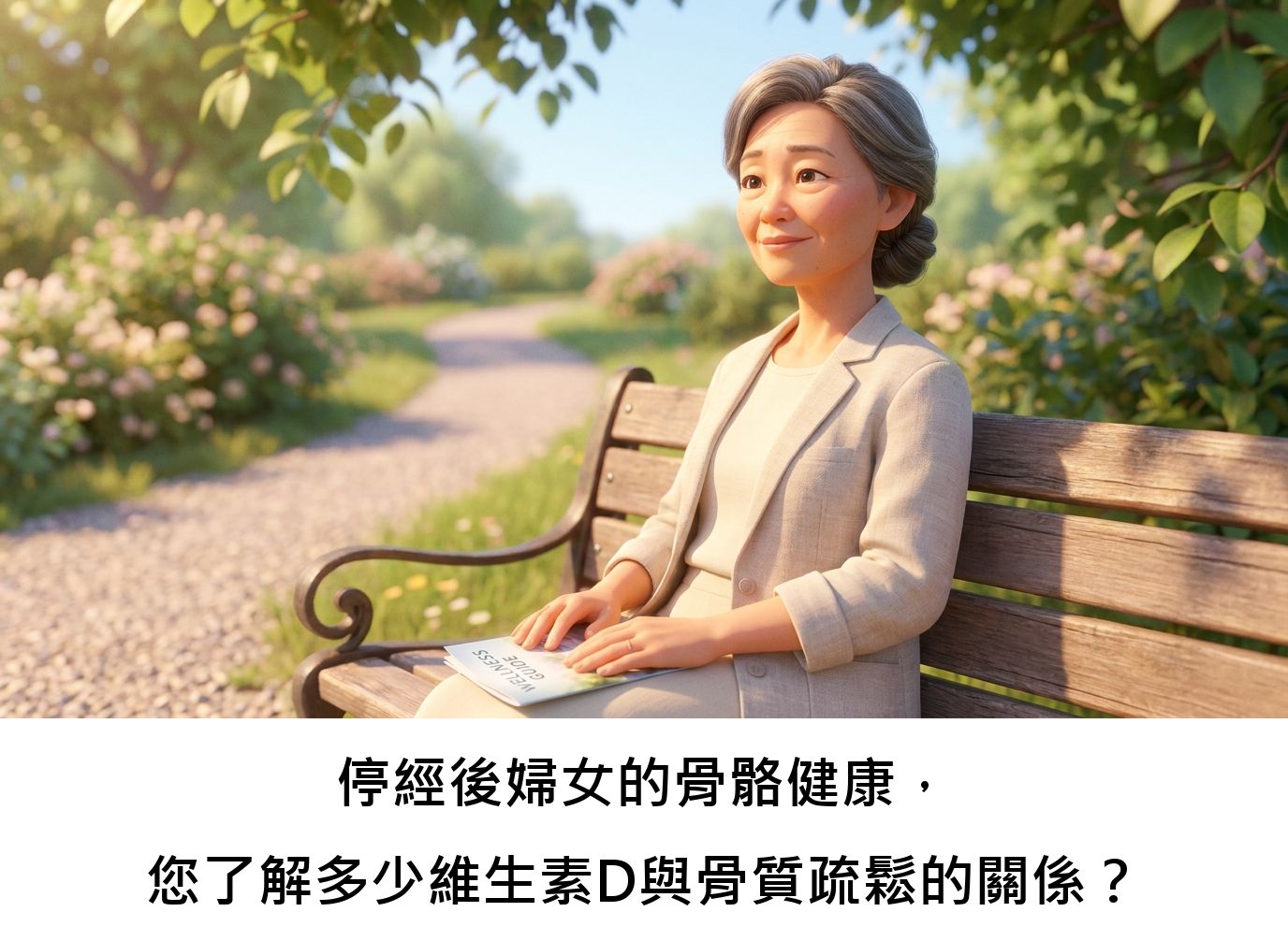 停經後婦女的骨骼健康，您了解多少維生素D與骨質疏鬆的關係？