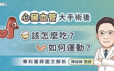 心臟血管大手術後該怎麼吃？如何運動？專科醫師圖文解析