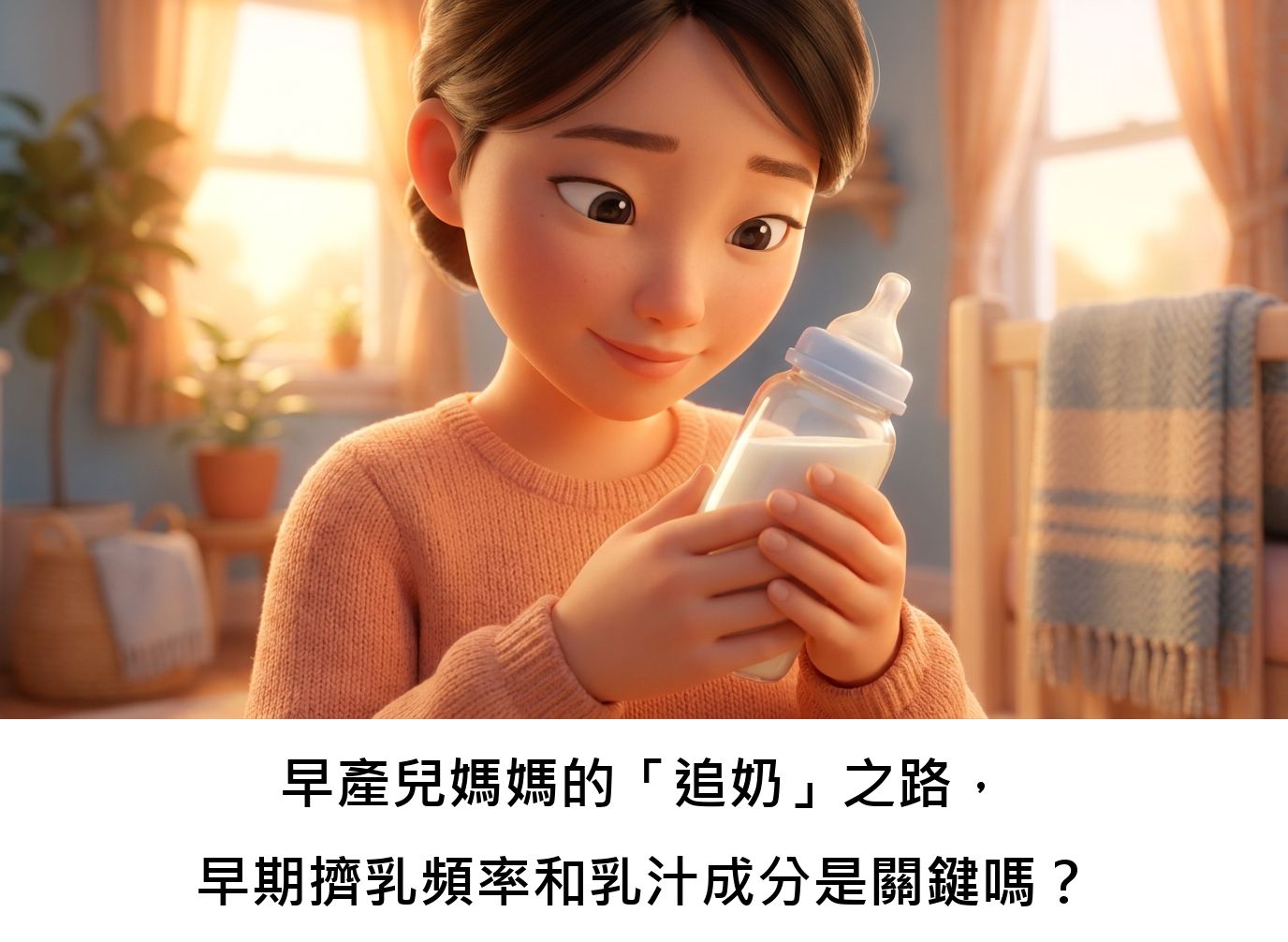 早產兒媽媽的「追奶」之路，早期擠乳頻率和乳汁成分是關鍵嗎？