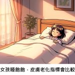 青春期女孩睡飽飽，皮膚老化指標會比較低嗎？