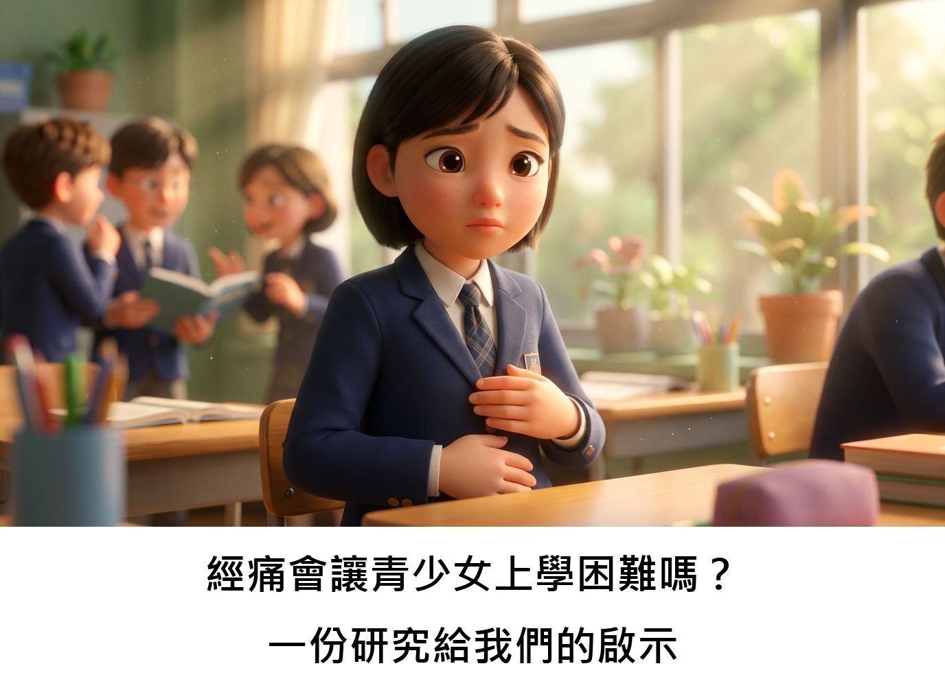 經痛會讓青少女上學困難嗎？一份研究給我們的啟示