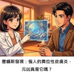 塵蟎新發現：惱人的異位性皮膚炎，元凶真是它嗎？
