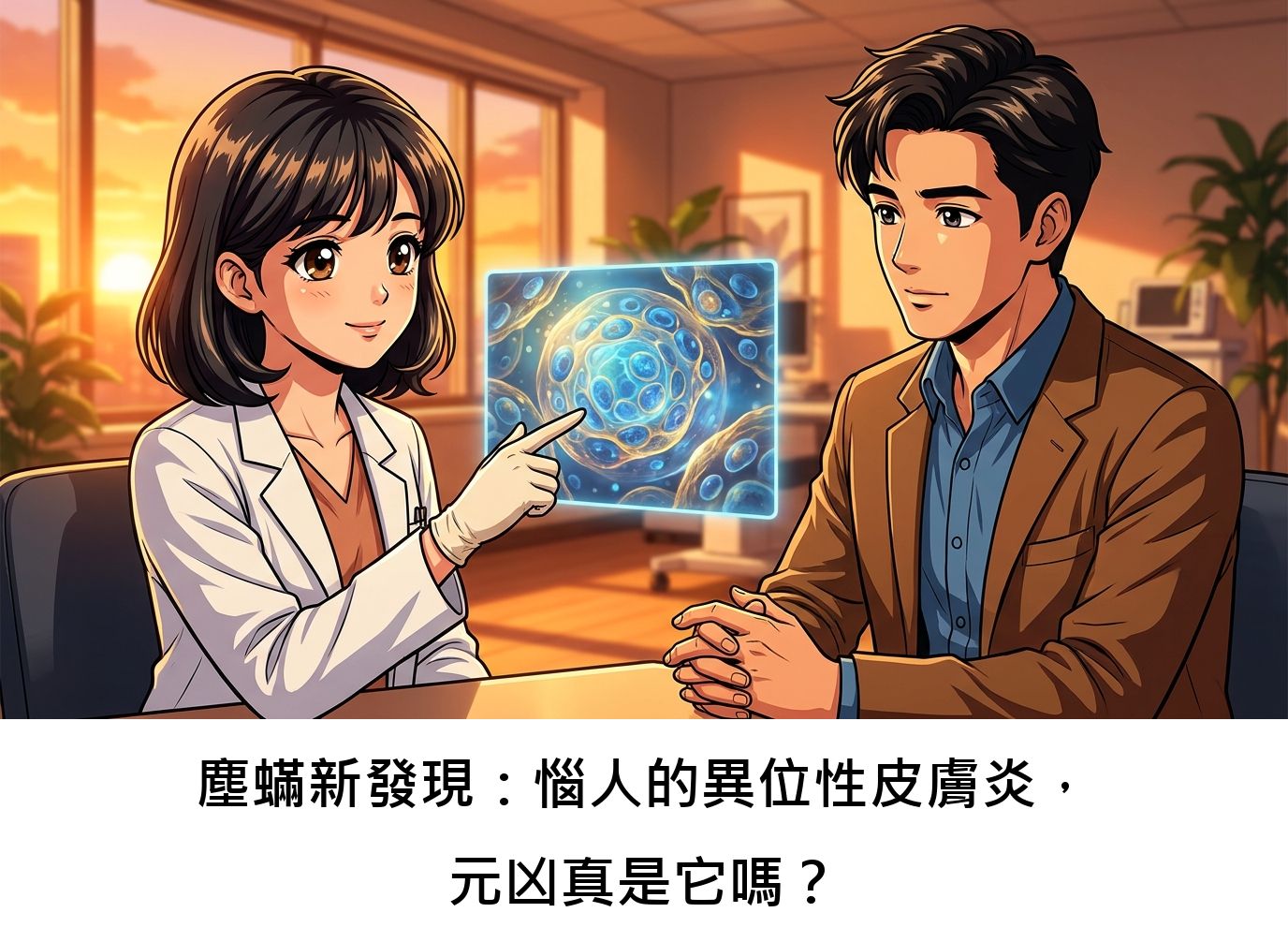 塵蟎新發現:惱人的異位性皮膚炎,元凶真是它嗎?