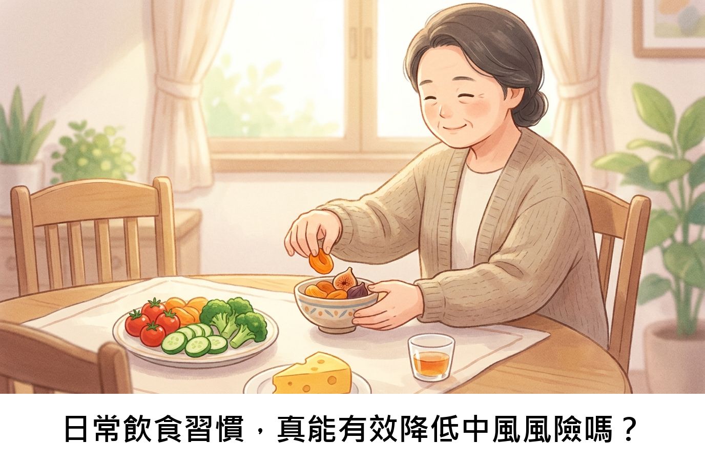 日常飲食習慣,真能有效降低中風風險嗎?