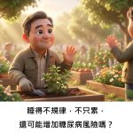 睡得不規律，不只累，還可能增加糖尿病風險嗎？