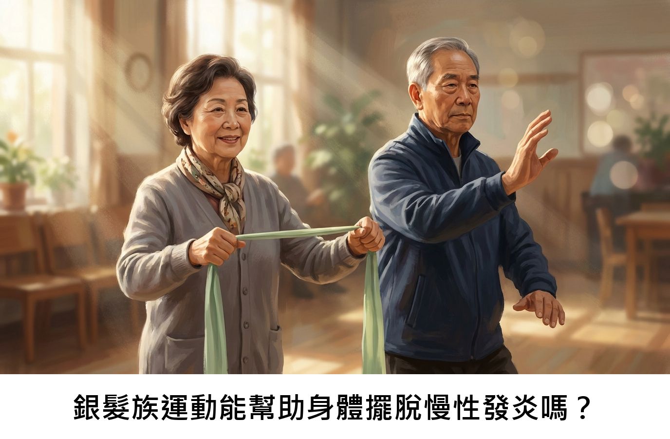 銀髮族運動能幫助身體擺脫慢性發炎嗎？