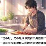 「睡不好」是不是讓你變胖又高血壓？一項研究揭開現代人的睡眠與健康關聯