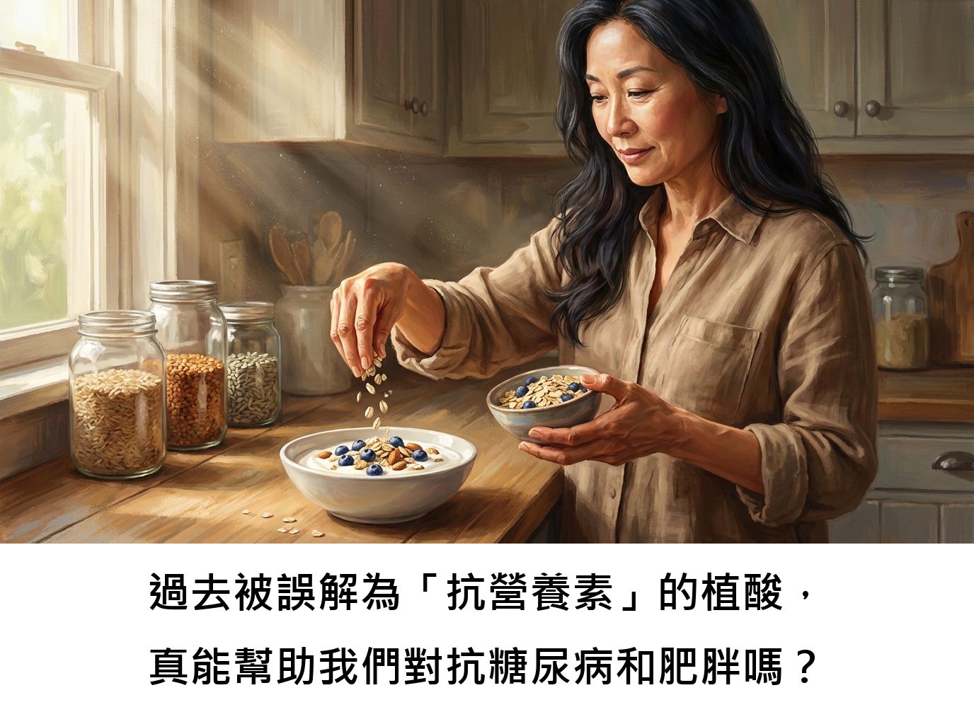 過去被誤解為「抗營養素」的植酸,真能幫助我們對抗糖尿病和肥胖嗎?