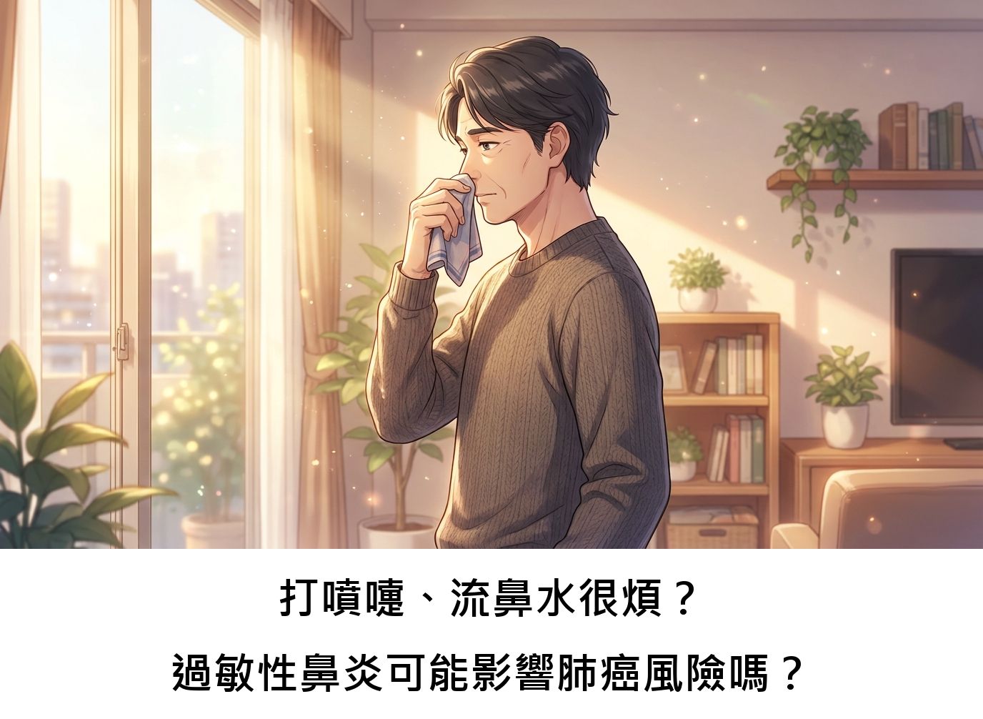 打噴嚏、流鼻水很煩？過敏性鼻炎可能影響肺癌風險嗎？