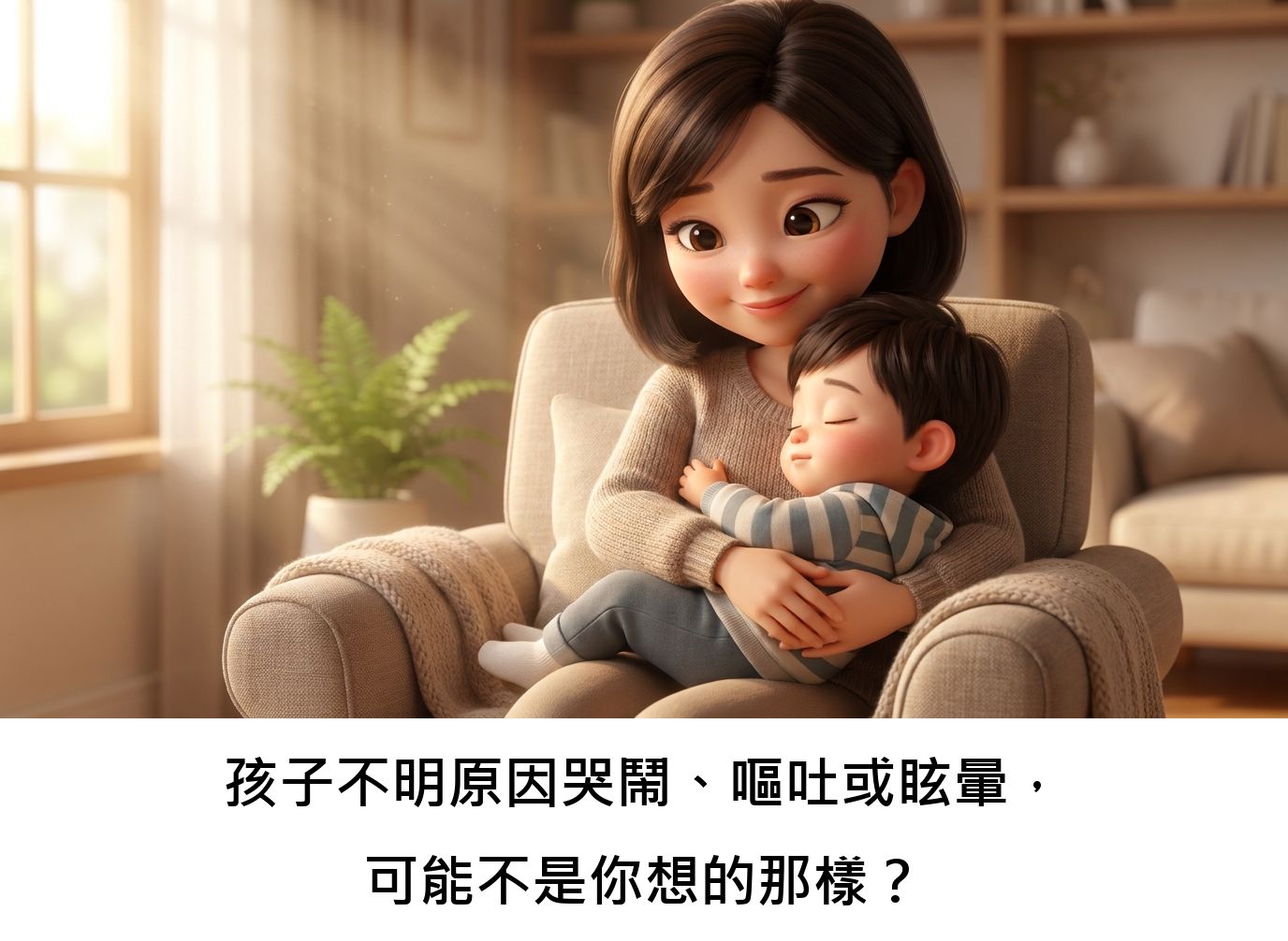 孩子不明原因哭鬧、嘔吐或眩暈，可能不是你想的那樣？