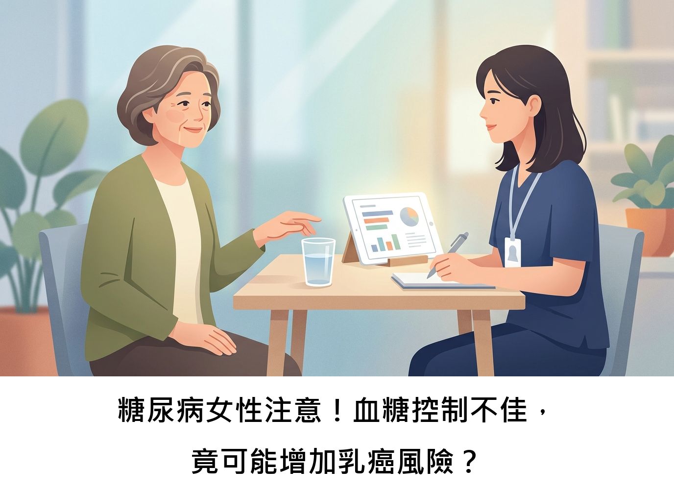 糖尿病女性注意!血糖控制不佳,竟可能增加乳癌風險?