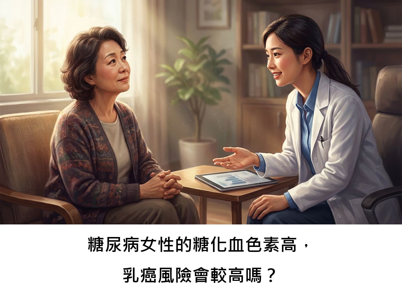 糖尿病女性的糖化血色素高,乳癌風險會較高嗎?