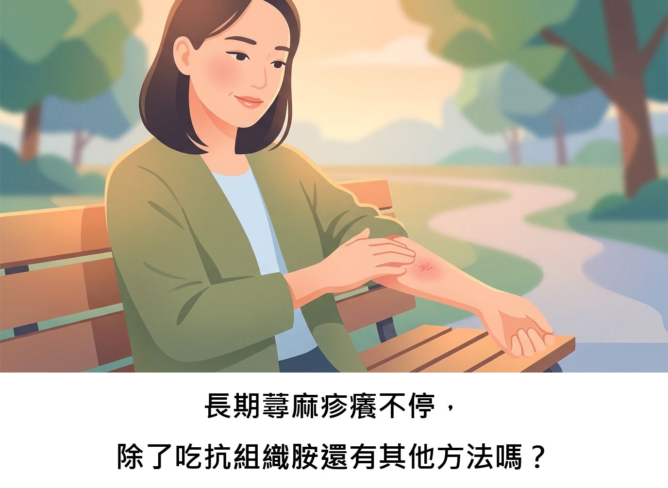 長期蕁麻疹癢不停,除了吃抗組織胺還有其他方法嗎?