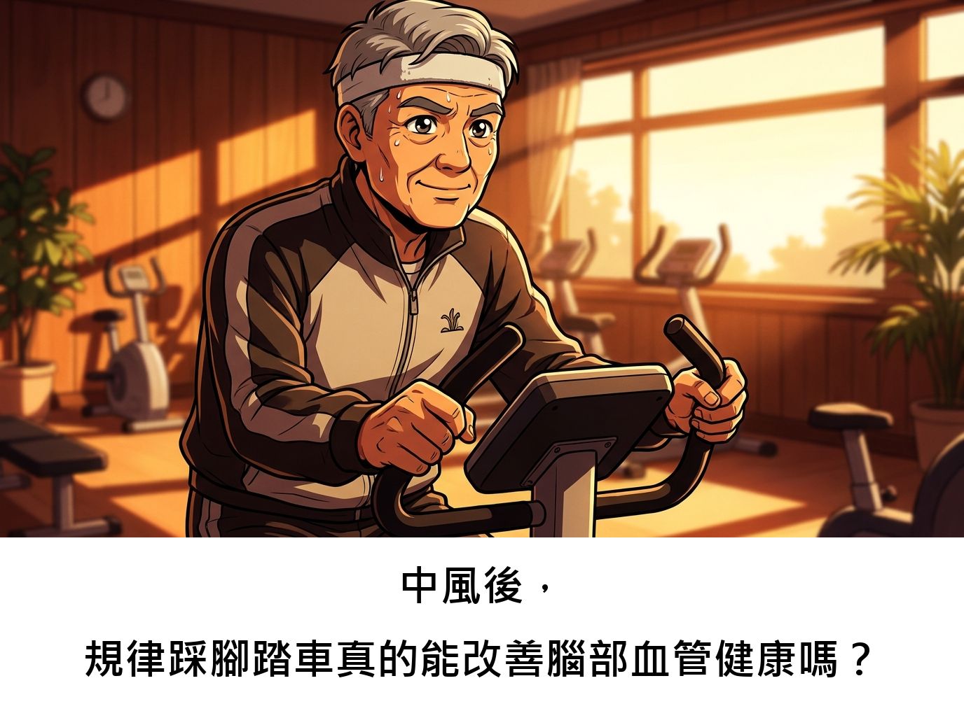 中風後，規律踩腳踏車真的能改善腦部血管健康嗎？
