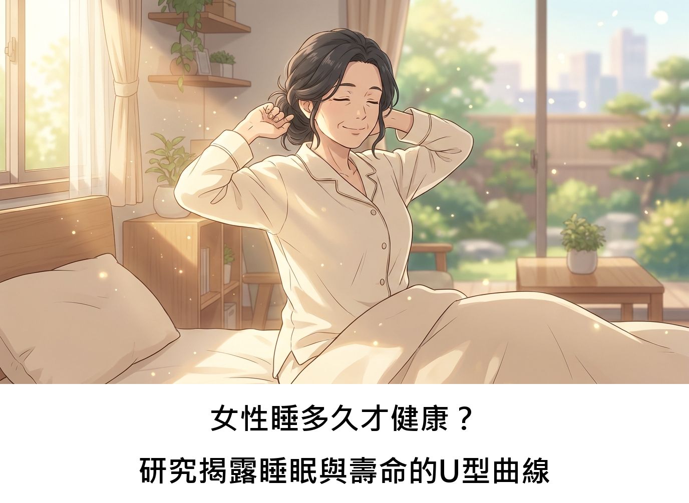 女性睡多久才健康？研究揭露睡眠與壽命的U型曲線
