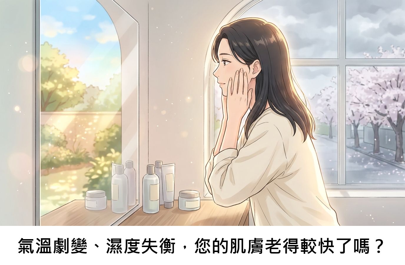 氣溫劇變、濕度失衡,您的肌膚老得較快了嗎?