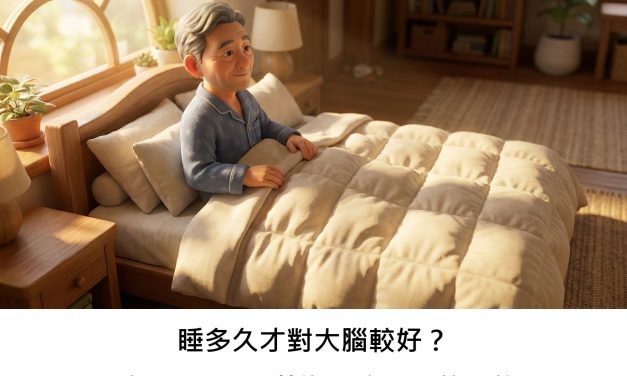 睡多久才對大腦較好？睡眠時間與阿茲海默症風險的關係
