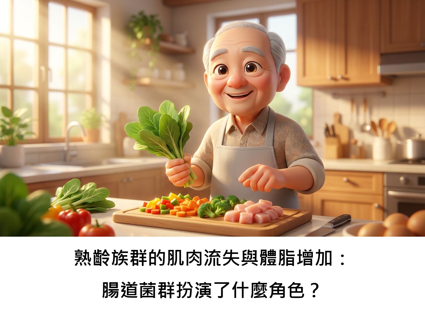 熟齡族群的肌肉流失與體脂增加：腸道菌群扮演了什麼角色？