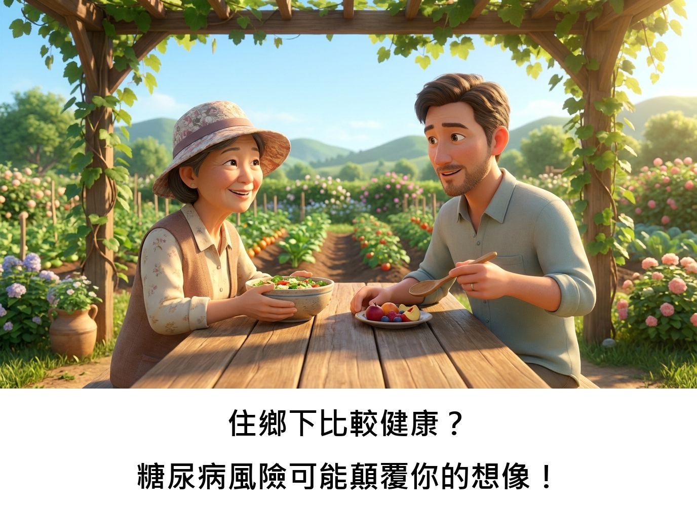 住鄉下比較健康?糖尿病風險可能顛覆你的想像!