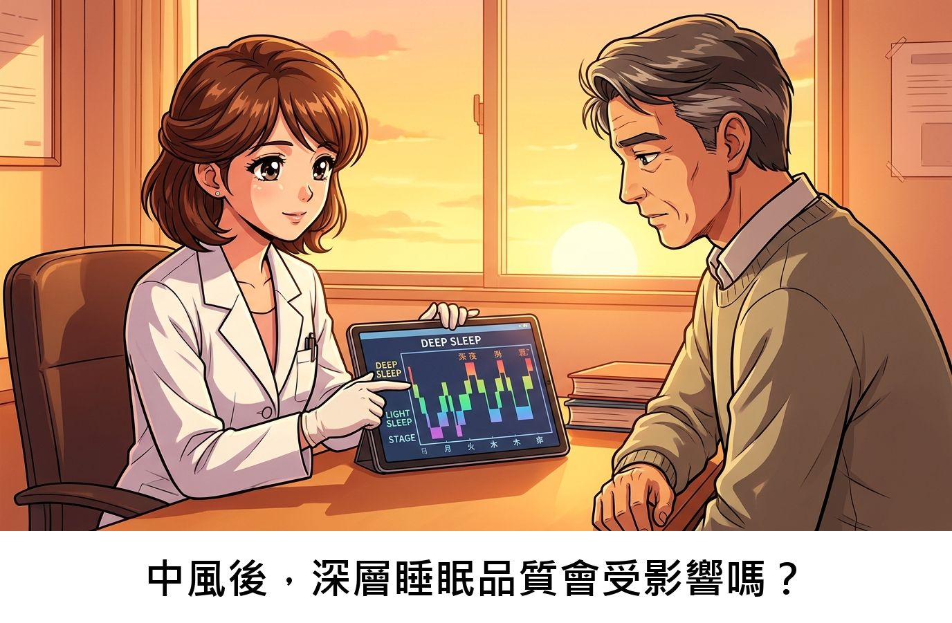 中風後,深層睡眠品質會受影響嗎?