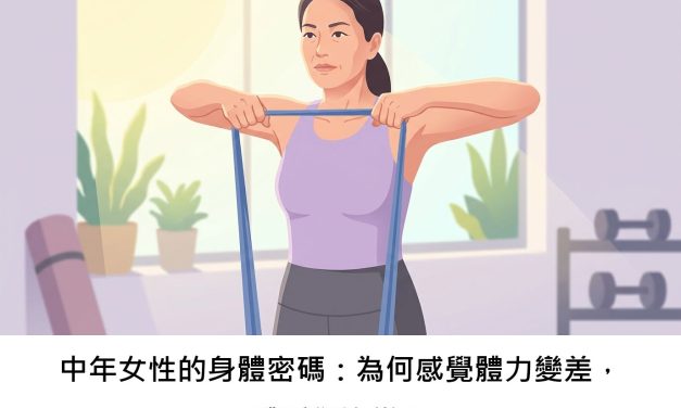 中年女性的身體密碼：為何感覺體力變差，體重卻沒變？