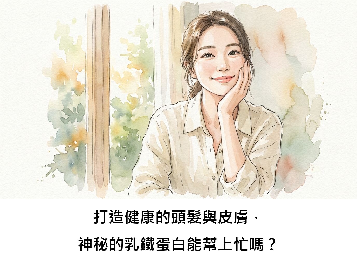 打造健康的頭髮與皮膚,神秘的乳鐵蛋白能幫上忙嗎?