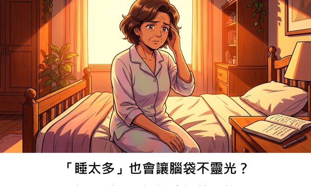 「睡太多」也會讓腦袋不靈光？解析睡眠與認知功能的關係