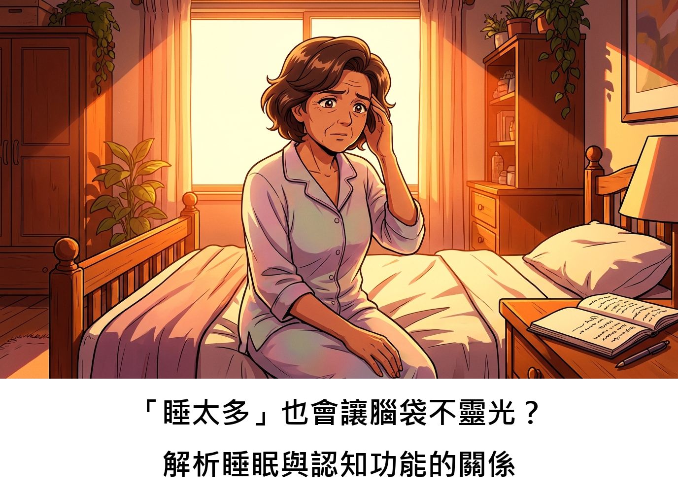 「睡太多」也會讓腦袋不靈光?解析睡眠與認知功能的關係