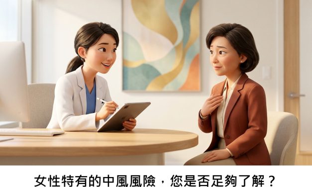 女性特有的中風風險，您是否足夠了解？