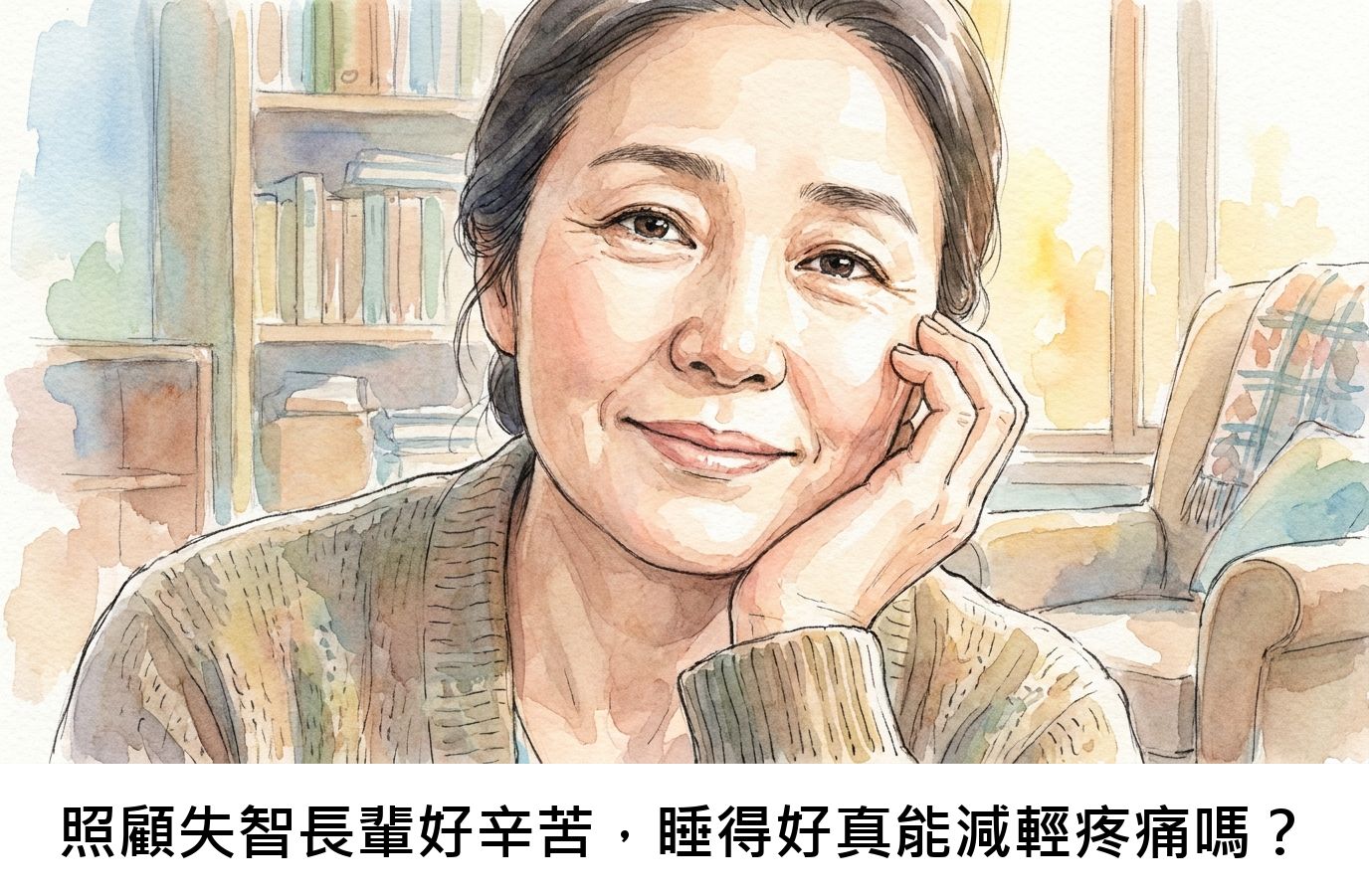 照顧失智長輩好辛苦,睡得好真能減輕疼痛嗎?
