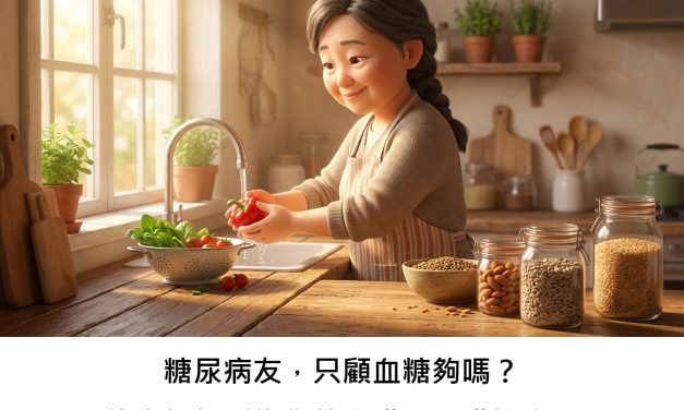 糖尿病友，只顧血糖夠嗎？飲食如何影響您的心臟與腎臟健康？