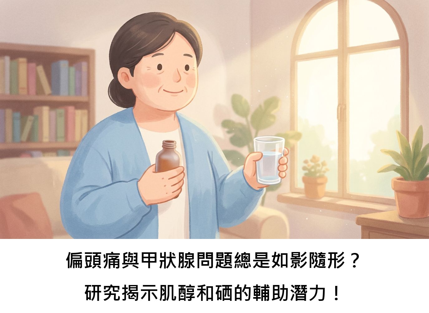 偏頭痛與甲狀腺問題總是如影隨形？研究揭示肌醇和硒的輔助潛力！