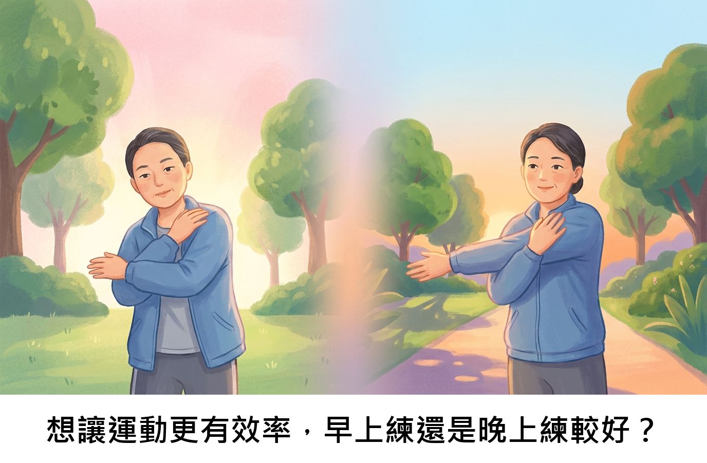 想讓運動更有效率,早上練還是晚上練較好?