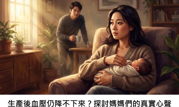 生產後血壓仍降不下來？探討媽媽們的真實心聲